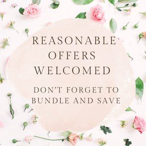 Reasonable Offers Welcomed